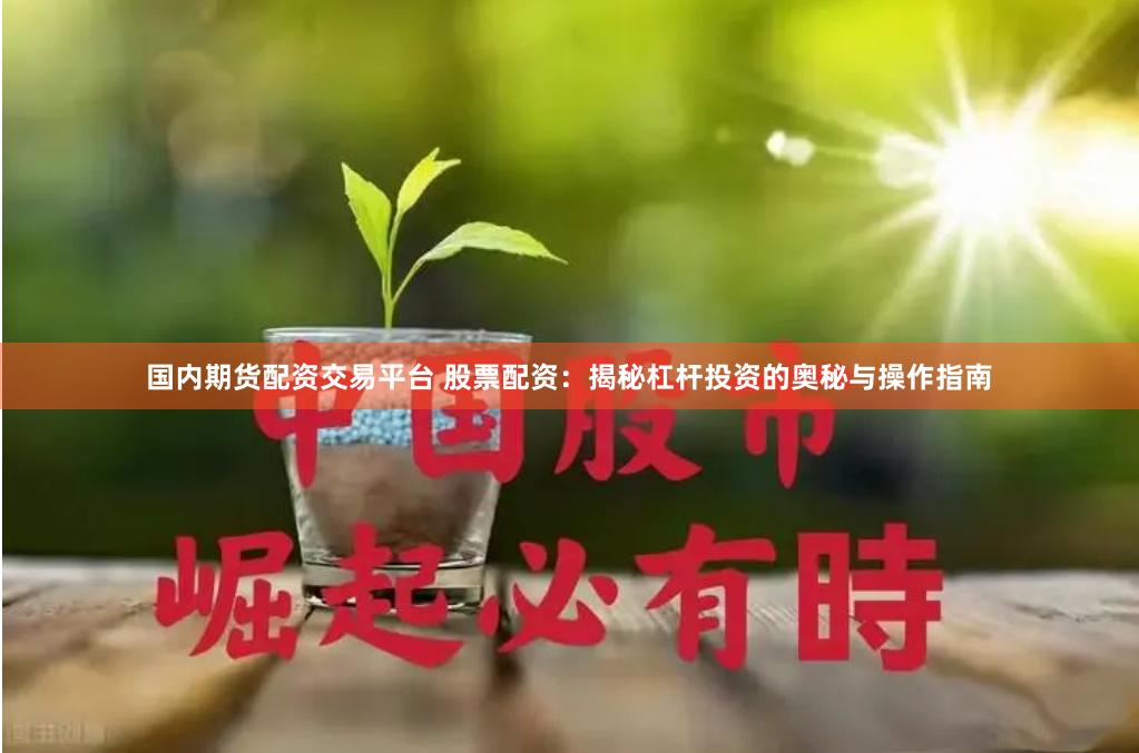 国内期货配资交易平台 股票配资：揭秘杠杆投资的奥秘与操作指南